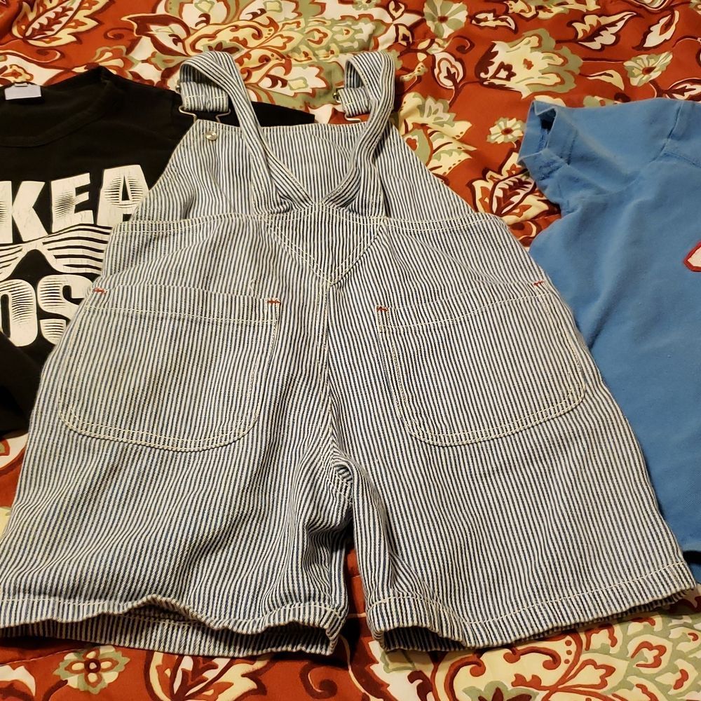 3t  jacket overalls  sweat shirt 5 pc total - Picture 6 of 7